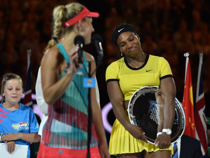 La Kerber ha parole di stima nei confronti di Serena... (Afp)